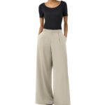 S'Oliver γυναικείο μονόχρωμο παντελόνι wide leg 2178595
