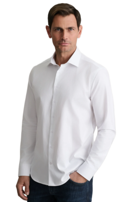 Navy & Green ανδρικό πουκάμισο μονόχρωμο 24NG.B370/NGM.2