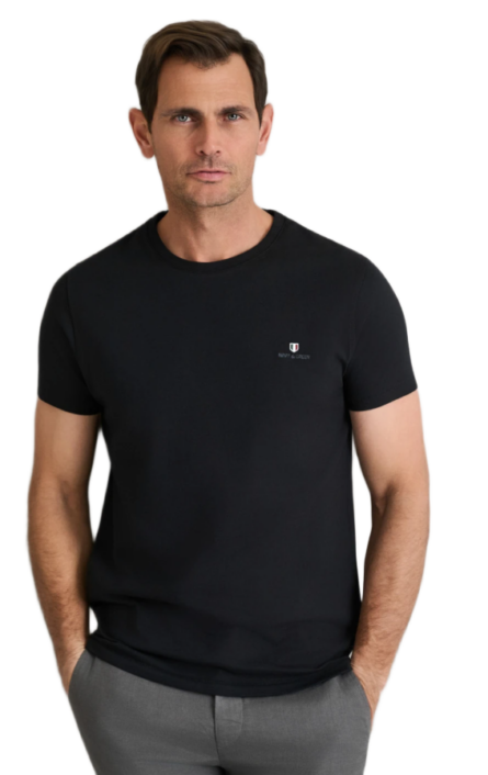 Navy & Green ανδρικό μονόχρωμο t-shirt 24MO.001/P.3
