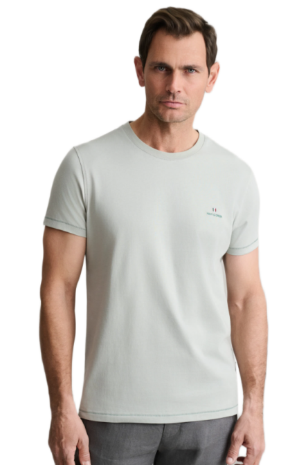 Navy & Green ανδρικό μονόχρωμο t-shirt 24MO.001/P.3