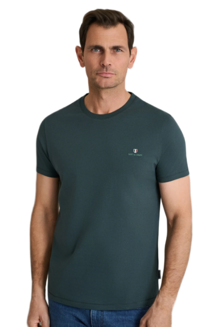 Navy & Green ανδρικό μονόχρωμο t-shirt 24MO.001/P.3