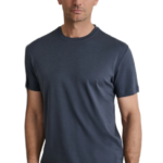 Navy & Green ανδρικό μονόχρωμο t-shirt 24EY.039/R