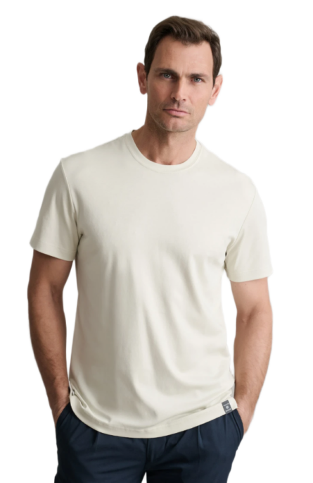 Navy & Green ανδρικό μονόχρωμο t-shirt 24EY.039/R