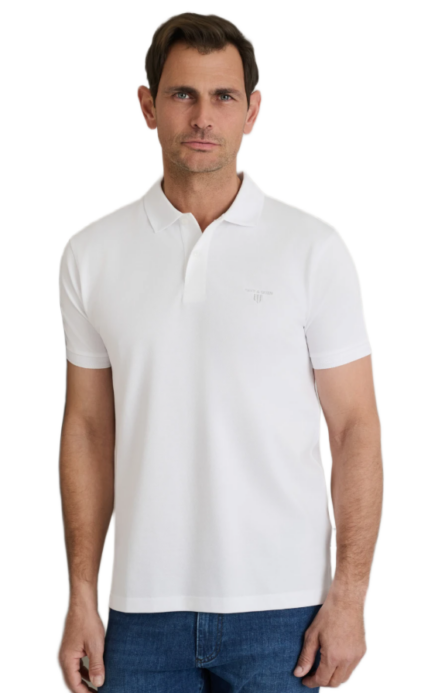 Navy & Green ανδρικό μονόχρωμο polo 24EY.007/PL/YL.2