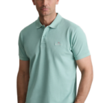 Navy & Green ανδρικό μονόχρωμο polo 24GE.300.9