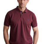 Navy & Green ανδρικό μονόχρωμο polo 24EY.021/PL.1