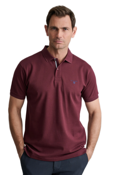 Navy & Green ανδρικό μονόχρωμο polo 24EY.021/PL.1
