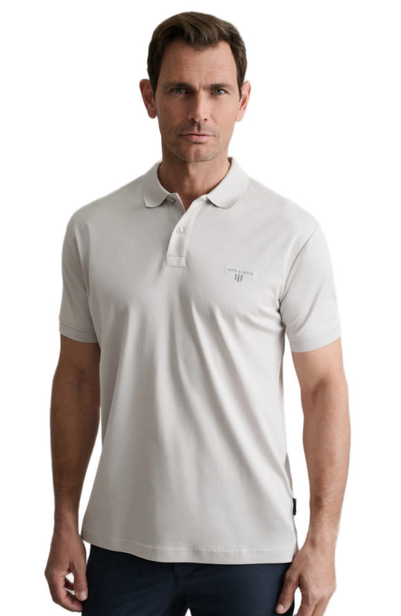 Navy & Green ανδρικό μονόχρωμο polo 24EY.039/2PL