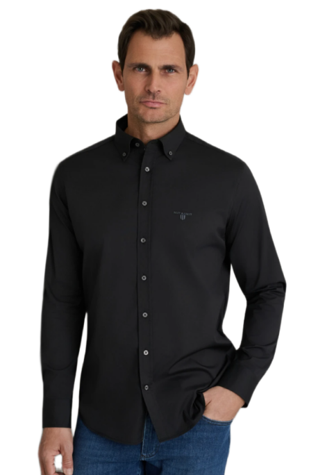 Navy & Green ανδρικό μονόχρωμο πουκάμισο Comfort Fit 24NG.SD61/1B.8