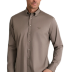 Navy & Green ανδρικό μονόχρωμο πουκάμισο Comfort Fit 24NG.SD61/1B.8