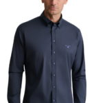Navy & Green ανδρικό μονόχρωμο πουκάμισο Comfort Fit 24NG.SD61/1B.8