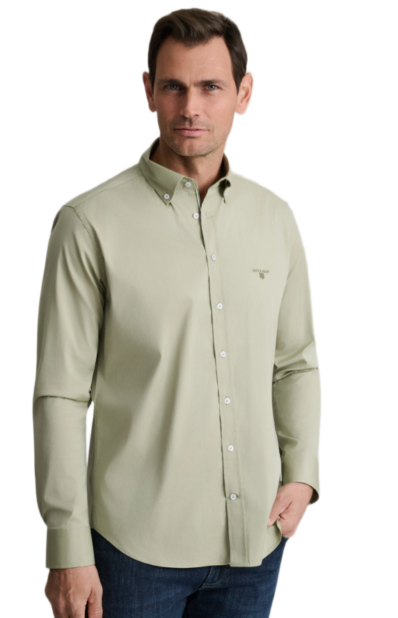 Navy & Green ανδρικό μονόχρωμο πουκάμισο Comfort Fit 24NG.SD61/1B.8