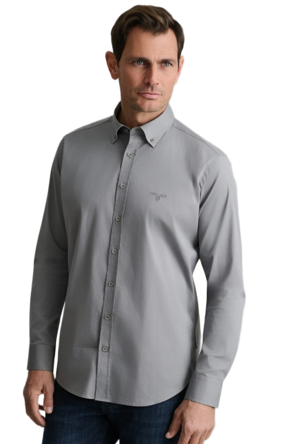 Navy & Green ανδρικό μονόχρωμο πουκάμισο Comfort Fit 24NG.SD61/1B.8