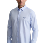 Navy & Green ανδρικό μονόχρωμο πουκάμισο Comfort Fit 24NG.SD138/1B.2
