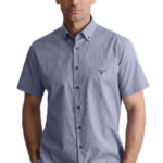 Navy & Green ανδρικό κοντομάνικο πουκάμισο Comfort Fit 24NG.B403/1B/SS