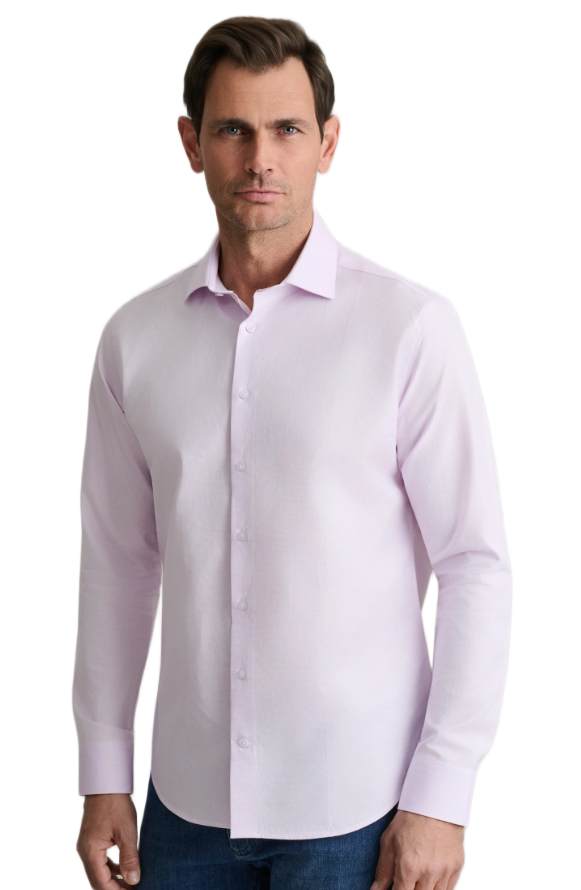 Navy & Green ανδρικό μονόχρωμο πουκάμισο Comfort Fit 24NG.B410/NGM