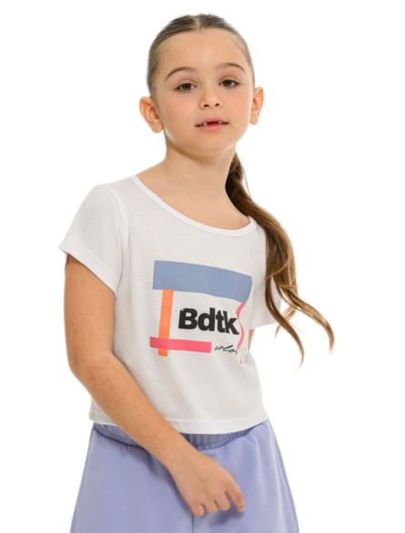 Bdtk παιδικό crop t-shirt bdtk για κορίτσι 1261-703020
