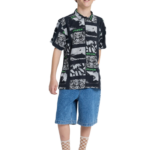 Quiksilver παιδικό κοντομάνικο πουκάμισο Mercury EQBWT03416