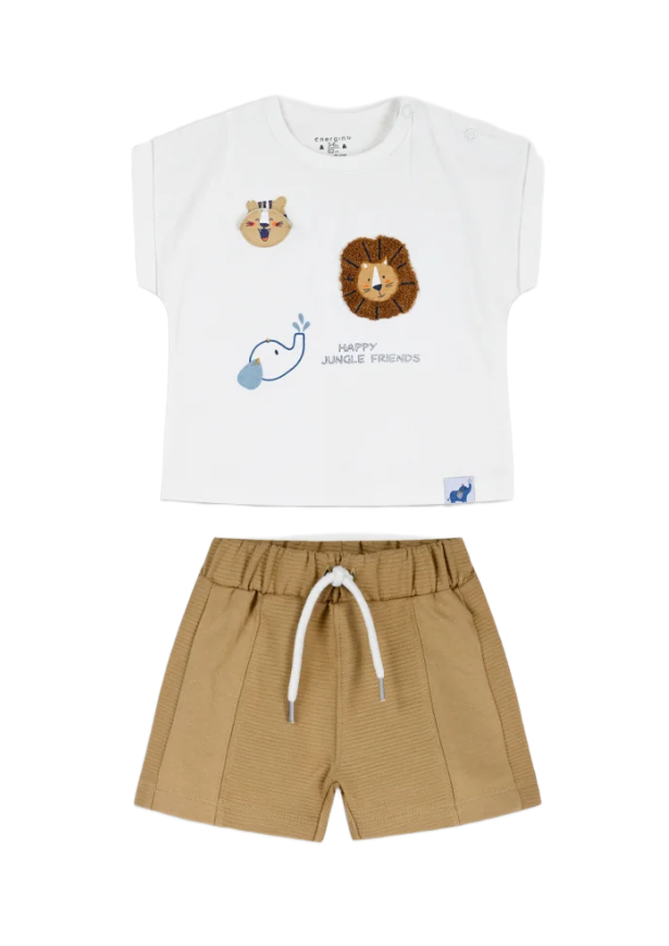 Energiers βρεφικό καλοκαιρινό σετ t-shirt/σορτς για μωρό αγοράκι 11-226467-0