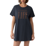 Minerva γυναικείο boyfriend t-shirt νυχτικό με τύπωμα 90-53246-706
