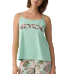 Minerva Tropical σετ γυναικεία πυτζάμα με κοντό σορτς 90-53256-242