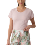 Minerva γυναικεία πυτζάμα μακρύ σορτς tropical 90-53267-364