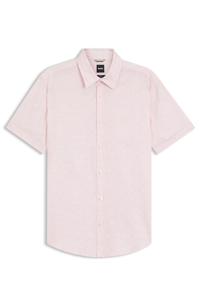 Boss ανδρικό κοντομάνικο πουκάμισο slim fit 50560724 Boss ανδρικό κοντομάνικο πουκάμισο slim fit 50560724