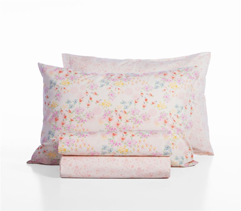 Nef-Nef Blossom Day σετ παιδικά σεντόνια μονά 170x260cm 039536