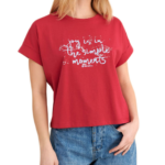 Attrattivo γυναικείο t-shirt με τύπωμα 9923147