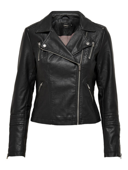 Only γυναικείο μπουφάν biker δερματίνη 15153079