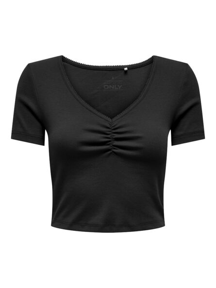 Only γυναικείο μονόχρωμο cropped τοπ 15365759