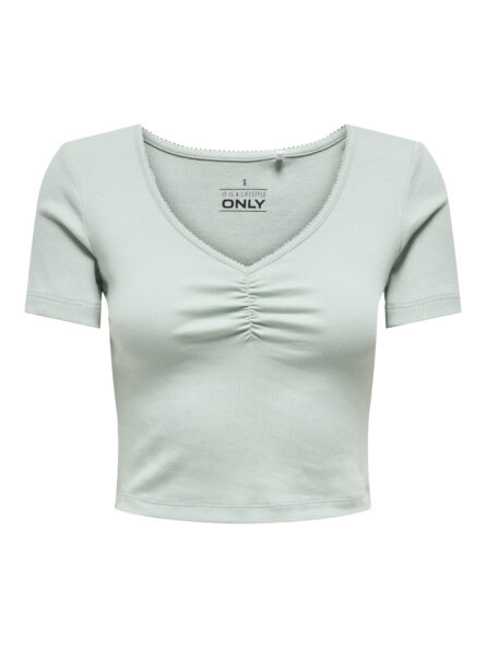 Only γυναικείο μονόχρωμο cropped τοπ 15365759