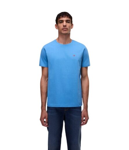 Napapijri ανδρικό μονόχρωμο t-shirt NP0A4H8DB9A1