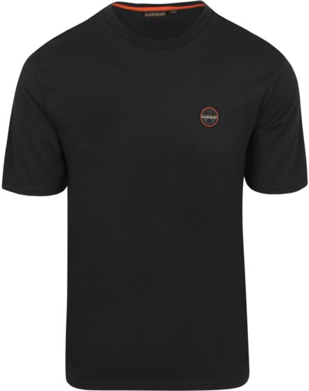 Napapijri ανδρικό μονόχρωμο t-shirt λογότυπο NP0A89499411