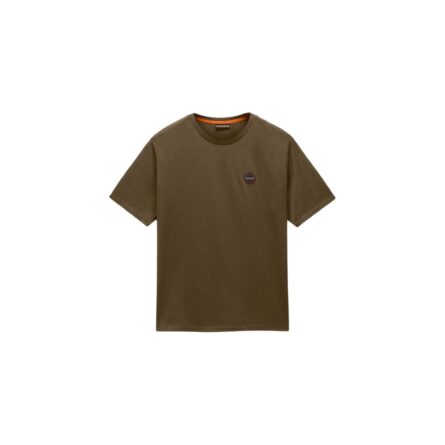 Napapijri ανδρικό μονόχρωμο t-shirt λογότυπο NP0A8949G3A1
