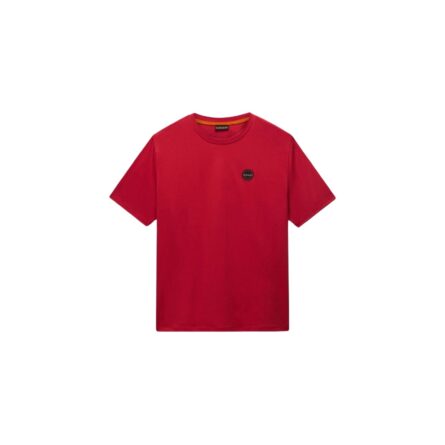 Napapijri ανδρικό μονόχρωμο t-shirt λογότυπο NP0A8949RAQ1