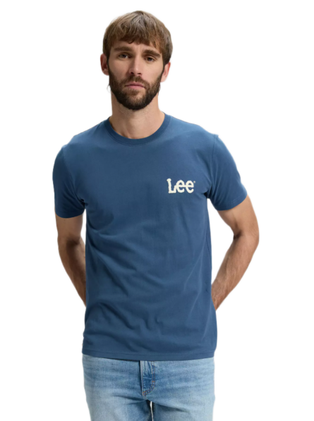Lee Wobbly ανδρικό μονόχρωμο t-shirt 112376431