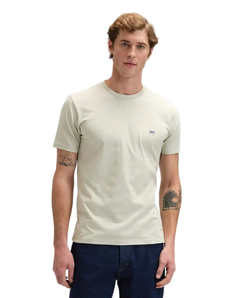 Lee Patch Logo ανδρικό μονόχρωμο t-shirt 112376454