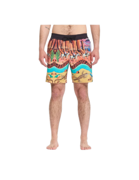 Volcom ανδρικό μαγιό βερμούδα εμπριμέ MICKEY MASON TRUNK 17 A2512612