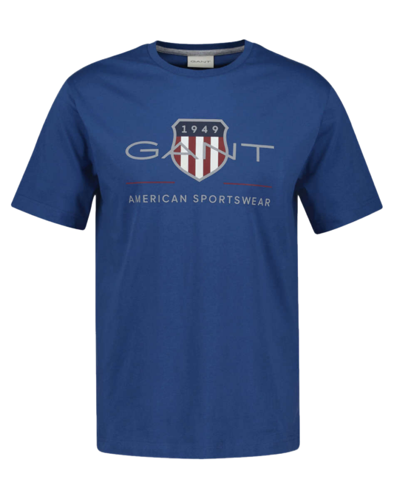 Gant ανδρικό κοντομάνικο t-shirt λογότυπο 3G2003199