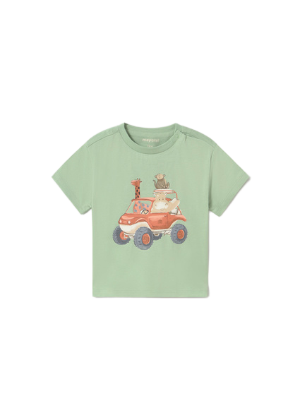 Mayoral Newborn μπλουζάκι με τύπωμα για μωρό αγόρι 26-01010