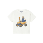 Mayoral Newborn μπλουζάκι με τύπωμα για μωρό αγόρι 26-01010