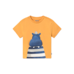 Mayoral Newborn μπλουζάκι με απλικέ για μωρό αγόρι 26-01011