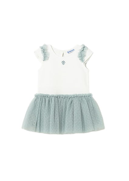 Mayoral Newborn φόρεμα συνδυασμένο με tutu για μωρό κορίτσι 26-01911