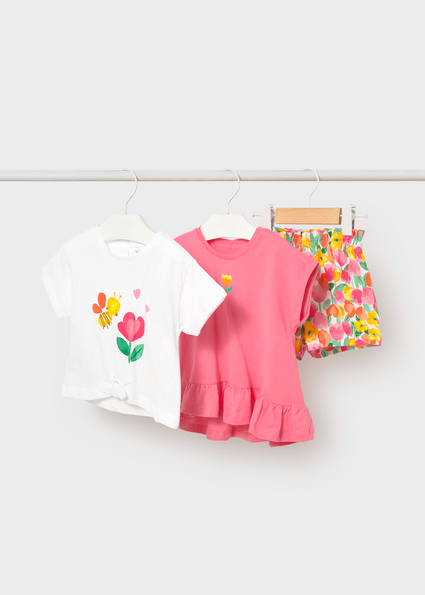 Mayoral Newborn σετ 3 τεμαχίων για μωρό κορίτσι 26-01206