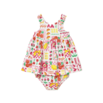 Mayoral Newborn φόρεμα σταμπωτό με βρακάκι 26-01927