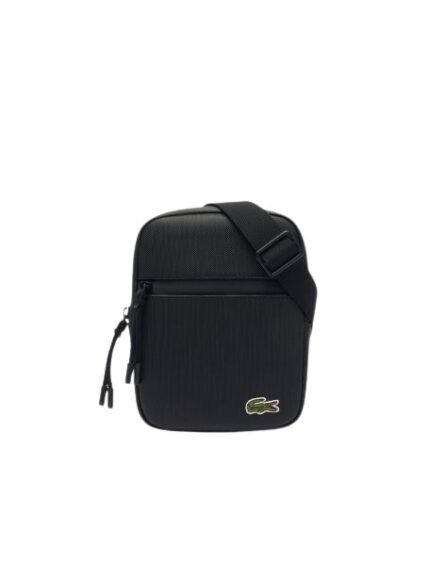 Lacoste ανδρική μικρή flat crossbody τσάντα LCST Coated Canvas 3NH3307LV