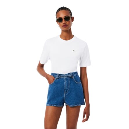 Lacoste γυναικείο t-shirt με λογότυπο relaxed ft 3TF7215