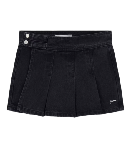 Guess παιδικό τζιν skort πλισέ για κορίτσι J6RD04D5J40
