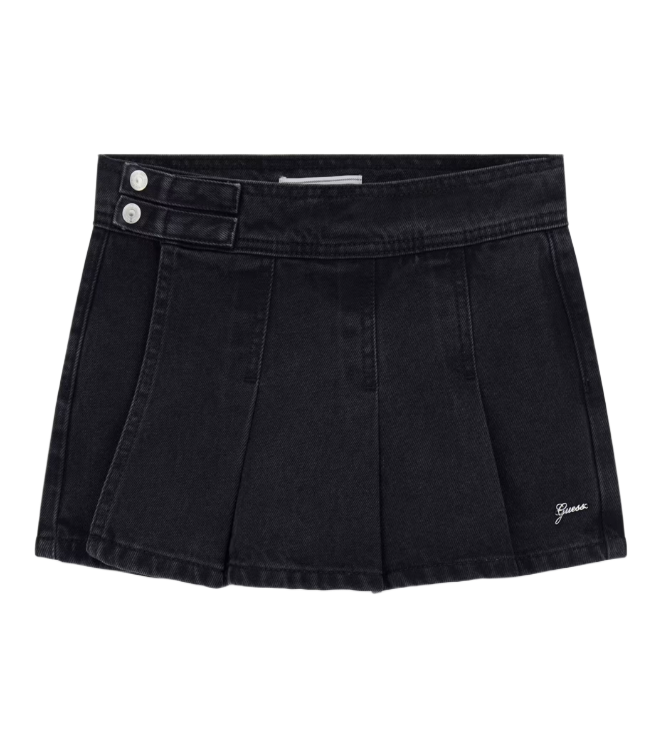 Guess παιδικό τζιν skort πλισέ για κορίτσι J6RD04D5J40